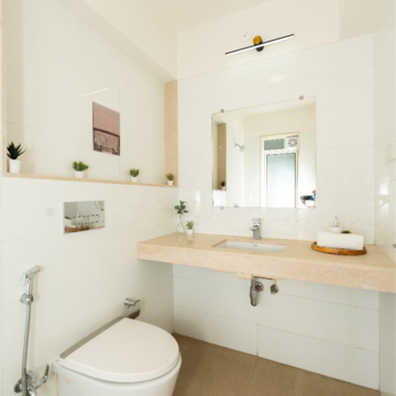 Bathroom in 1 BHK Apartment at Trishika Skye 175, Tagore Nagar – for Sale