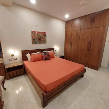 Bedroom in 3 BHK Apartment at Sunder Bhavan, Khar West – for Rent