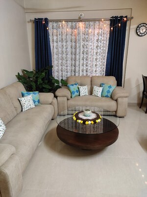 Living Room in 3 BHK Apartment at Eisha Empire, Hadapsar – for Sale