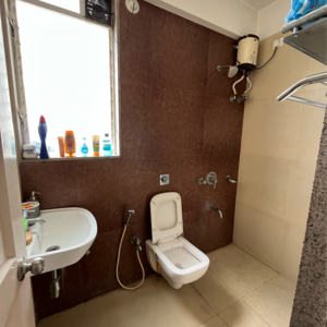 Bathroom in 2 BHK Apartment at Vijay Residency Thane, Kavesar – for Sale