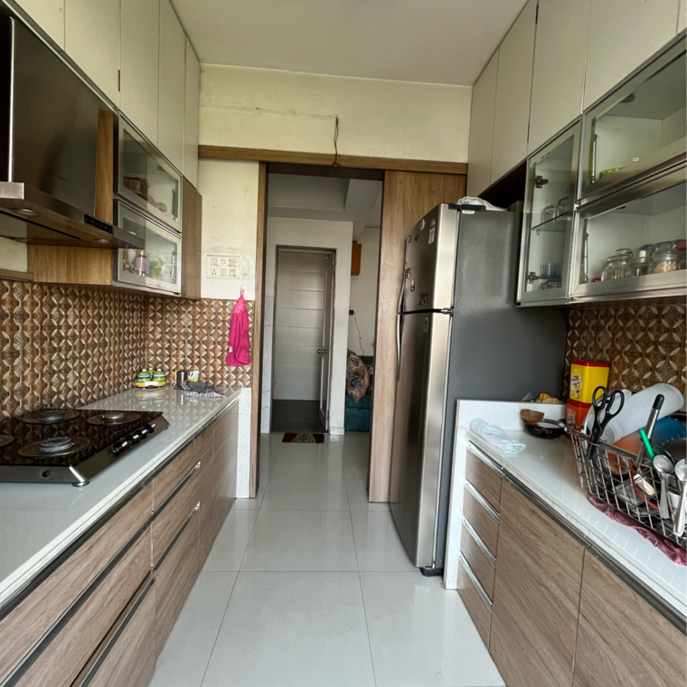 Kitchen, vijay-residency-thane 2 Bedroom 700 Sq.Ft. Apartment In Kavesar Thane 8909684