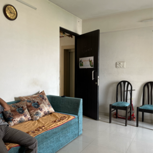 Living Room in 2 BHK Apartment at Vijay Residency Thane, Kavesar – for Sale