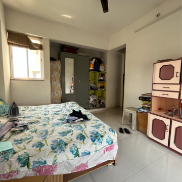 Bedroom in 2 BHK Apartment at Vijay Residency Thane, Kavesar – for Sale