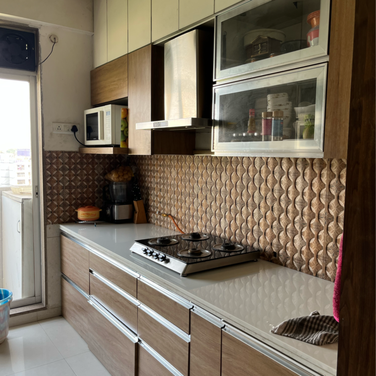Kitchen, vijay-residency-thane 2 Bedroom 700 Sq.Ft. Apartment In Kavesar Thane 8909684