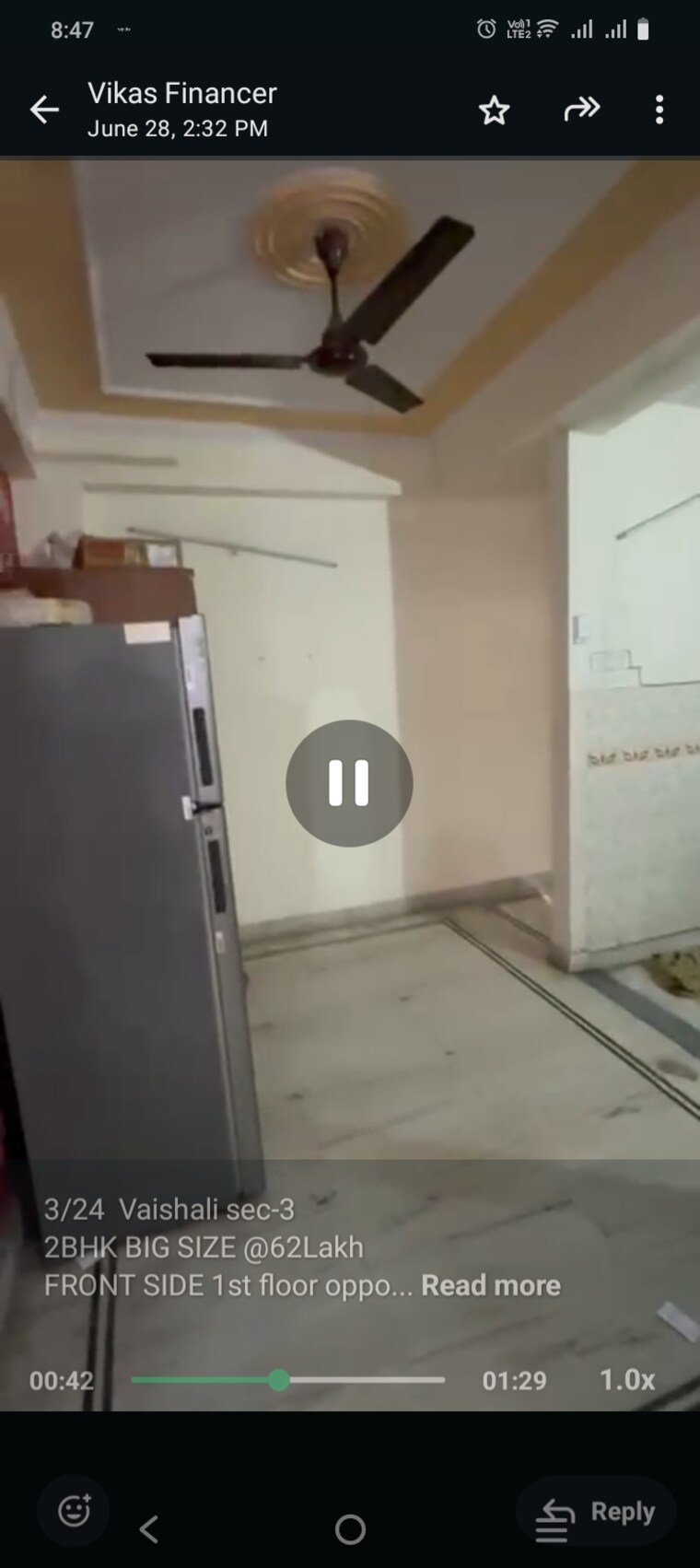 Kitchen, vaishali sector 3 2 Bedroom 950 Sq.Ft. Builder Floor In Vaishali Sector 3 Ghaziabad 8909754