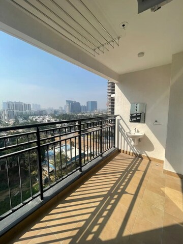 Balcony in 3 BHK Apartment at Prestige Tranquil, Kokapet – for Rent