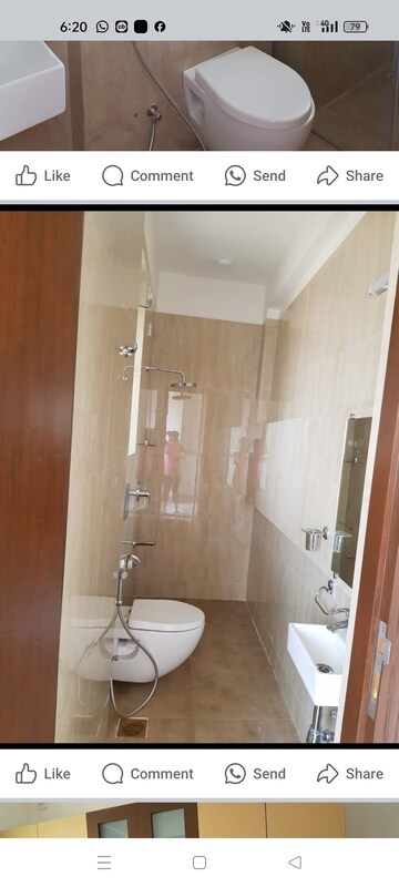 Bathroom in 1 BHK Apartment at Amar Kunj Goregaon West, Goregaon West – for Rent