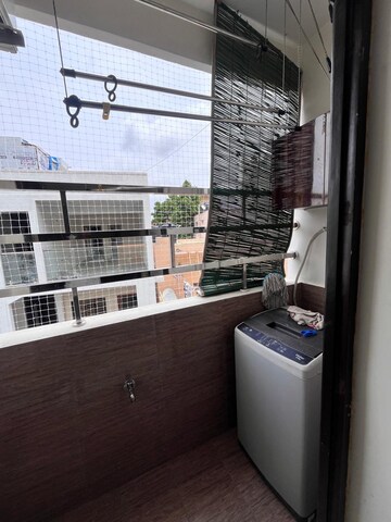 Balcony in 1 BHK Builder Floor at Koramangala – for Rent