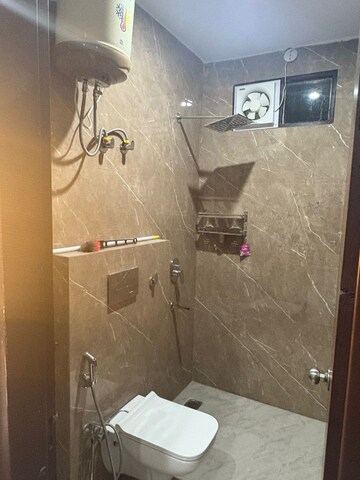 Bathroom in 3 BHK Builder Floor at Palam Vihar Extension – for Rent