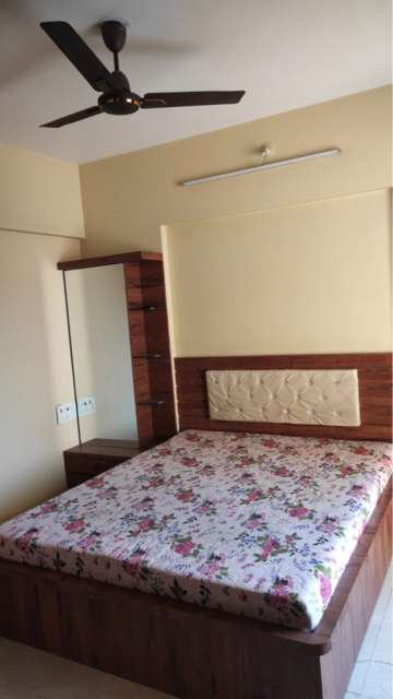 Bedroom in 2 BHK Apartment at Cosmos Habitat, Yashaswi Nagar – for Rent