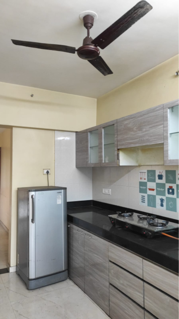 Kitchen in 2 BHK Apartment at Cosmos Habitat, Yashaswi Nagar – for Rent