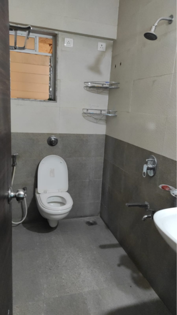 Bathroom in 2 BHK Apartment at Cosmos Habitat, Yashaswi Nagar – for Rent