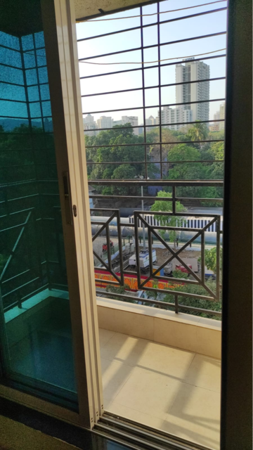 Balcony in 2 BHK Apartment at Cosmos Habitat, Yashaswi Nagar – for Rent