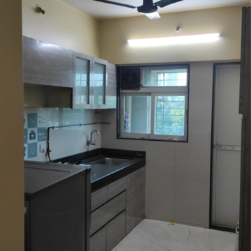 Kitchen in 2 BHK Apartment at Cosmos Habitat, Yashaswi Nagar – for Rent