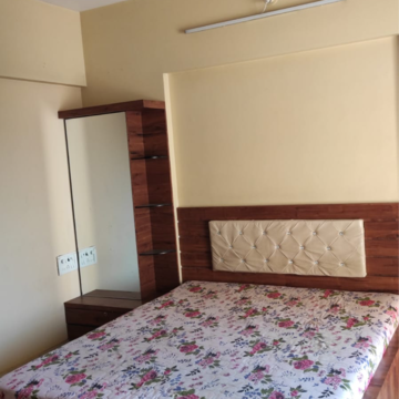 Bedroom in 2 BHK Apartment at Cosmos Habitat, Yashaswi Nagar – for Rent