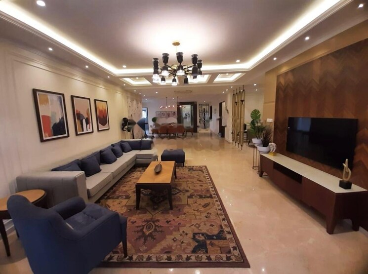 Living Room, harsha-sky-high 4 Bedroom 4176 Sq.Ft. Apartment In Shaikpet Hyderabad 8909928