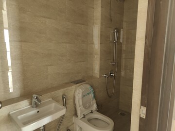 Bathroom in 3 BHK Apartment at Adani Ten BKC, Bandra East – for Rent