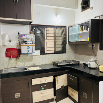 Kitchen in 2 BHK Builder Floor at Madhapur – for Rent