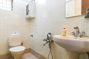Bathroom in 2 BHK Apartment at Divine Nest, Old Airport Road – for Sale