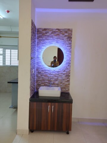 Bathroom in 3 BHK Apartment at Prestige High Fields, Gachibowli – for Rent