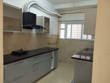 Kitchen in 3 BHK Apartment at Prestige High Fields, Gachibowli – for Rent