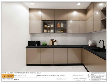 Kitchen in 3 BHK Apartment at DSR The Classe, Narsingi – for Rent