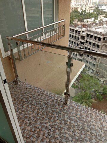 Balcony in 2 BHK Apartment at Rajendra Dolphin Tower, Malad West – for Rent
