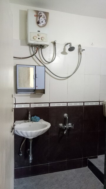 Bathroom in 2 BHK Apartment at Aishwaryam Ventures, Pimpri Chinchwad Pcmc – for Rent