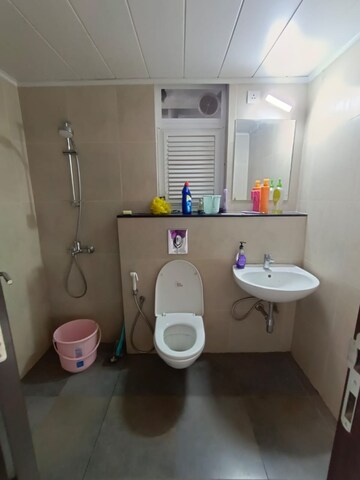 Bathroom in 2 BHK Apartment at Mahindra Antheia, Pimpri – for Rent