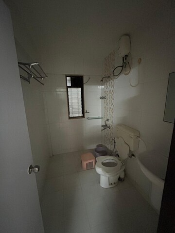 Bathroom in 2 BHK Apartment at Prakriti Society, Baner – for Rent