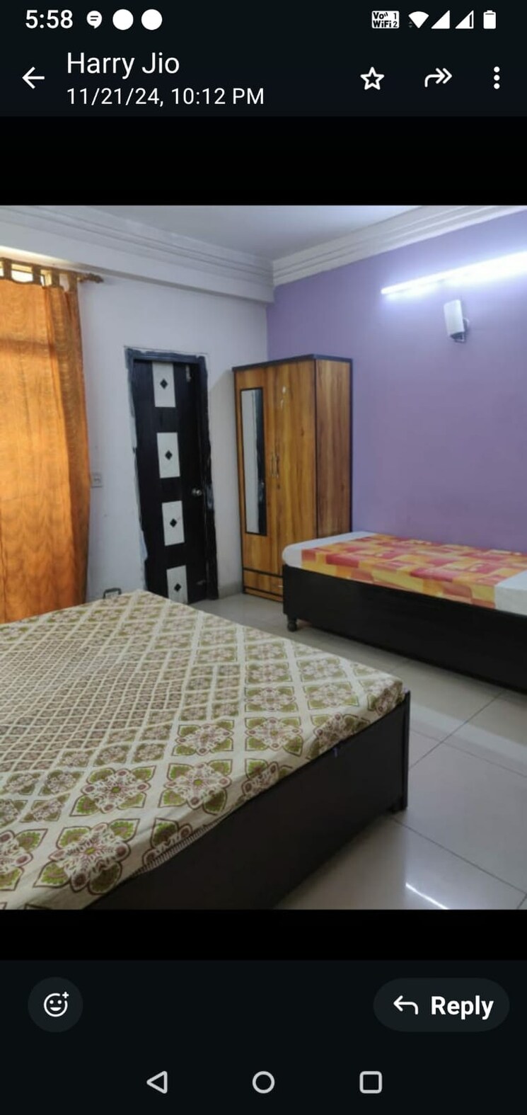 Bedroom, mahagun-mascot 3 Bedroom 1550 Sq.Ft. Apartment In Sain Vihar Ghaziabad 8910263