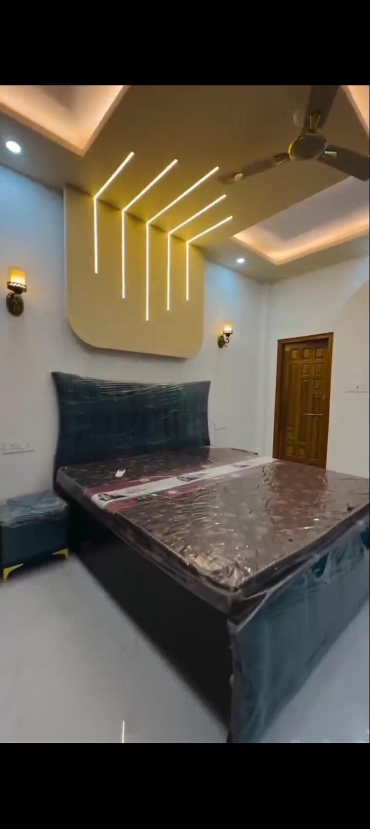 Bedroom, golden-abode 3 Bedroom 1000 Sq.Ft. Villa In Matiyari Lucknow 8910254