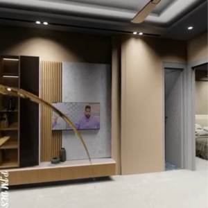 Living Room in 3 BHK Builder Floor at Rohini Sector 16 – for Sale