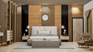 Bedroom in 3 BHK Apartment at Alaknanda Maxxus Eden Estate, Ghazipur – for Sale