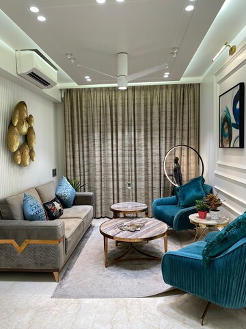 Living Room in 3 BHK Apartment at Hiranandani Meadows, Manpada – for Rent