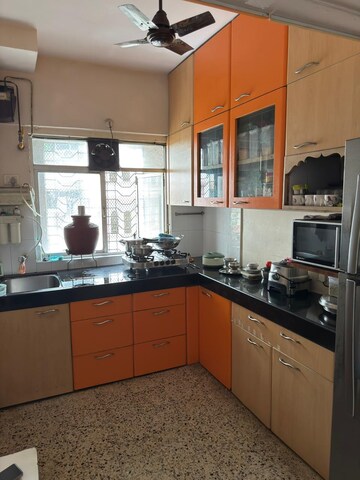 Kitchen in 2 BHK Apartment at Group Seven Rushi Heights, Goregaon East – for Rent
