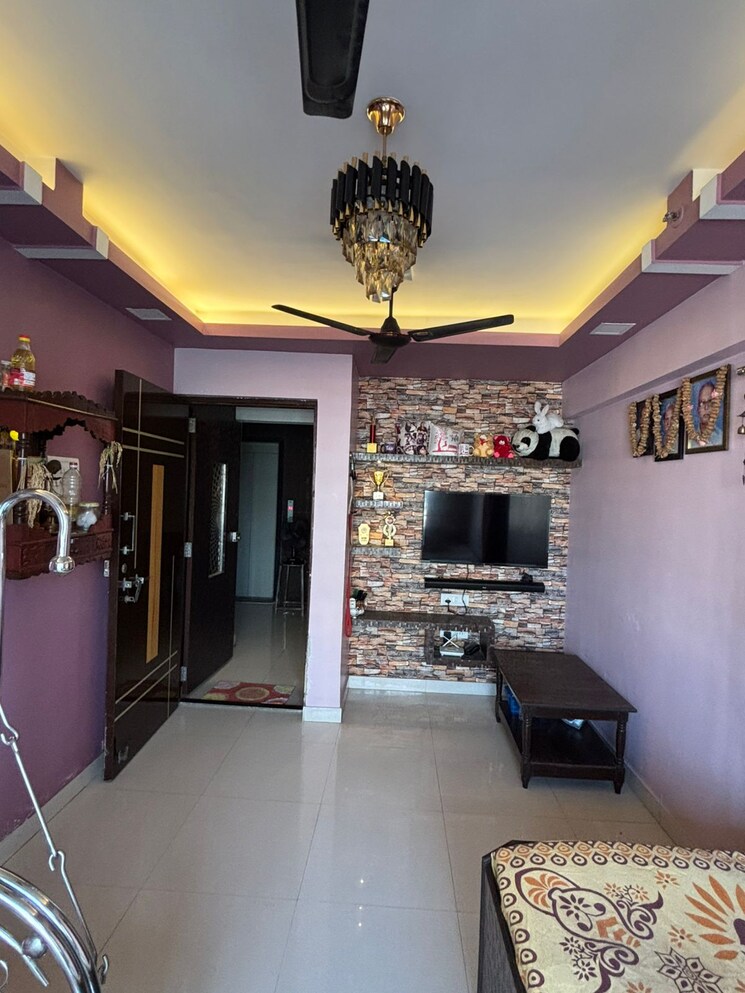 Living Room, smruti-chs-charai 1 Bedroom 450 Sq.Ft. Apartment In Charai Thane 8910383