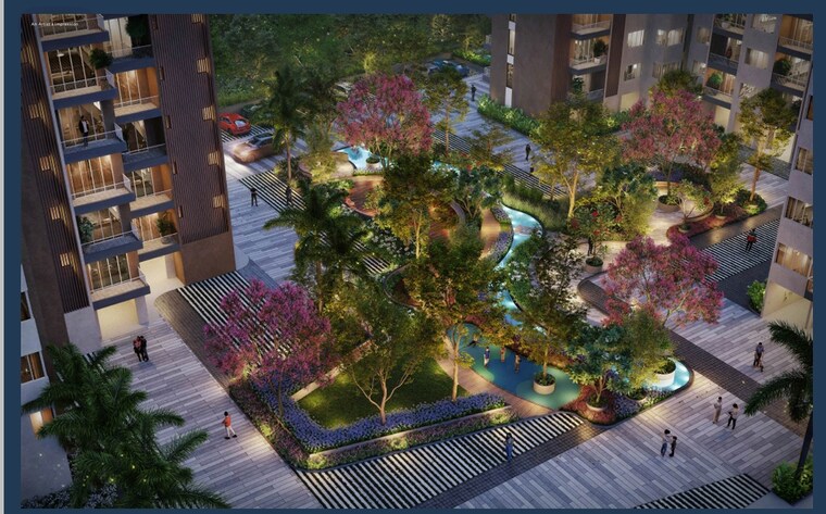 Garden, ranka-ankura 2 Bedroom 1285 Sq.Ft. Apartment In Thanisandra Main Road Bangalore 8910393