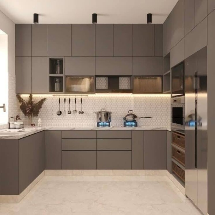 Kitchen, my-home-tridasa 3 Bedroom 1840 Sq.Ft. Apartment In Tellapur Hyderabad 8910436