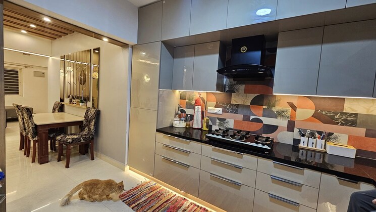 Kitchen, my-home-tridasa 3 Bedroom 1840 Sq.Ft. Apartment In Tellapur Hyderabad 8910436