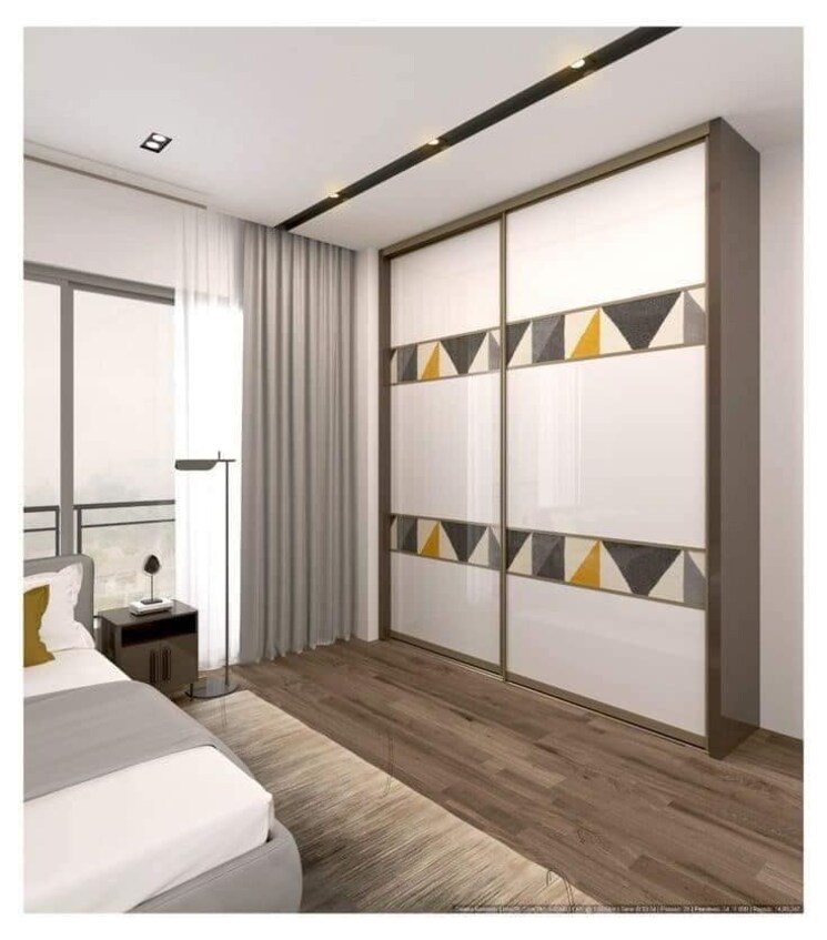 Bedroom, my-home-tridasa 3 Bedroom 1840 Sq.Ft. Apartment In Tellapur Hyderabad 8910436