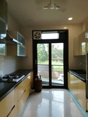 Kitchen in 4 BHK Builder Floor at Ansal Sushant Apartments, Sushant Lok I – for Rent