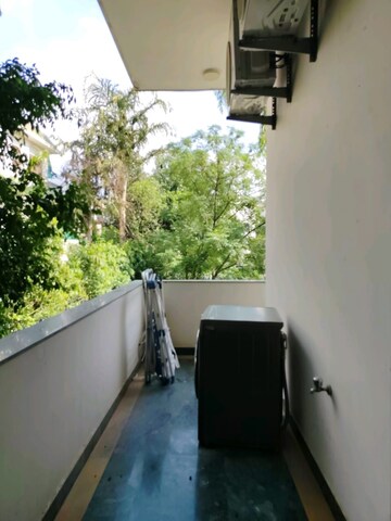 Balcony in 4 BHK Builder Floor at Ansal Sushant Apartments, Sushant Lok I – for Rent