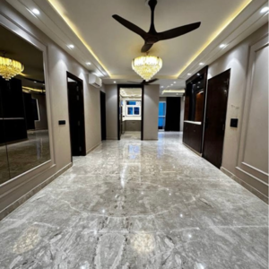 Building Lobby in 4 BHK Builder Floor at Ansal API Esencia, Sector 67 – for Sale