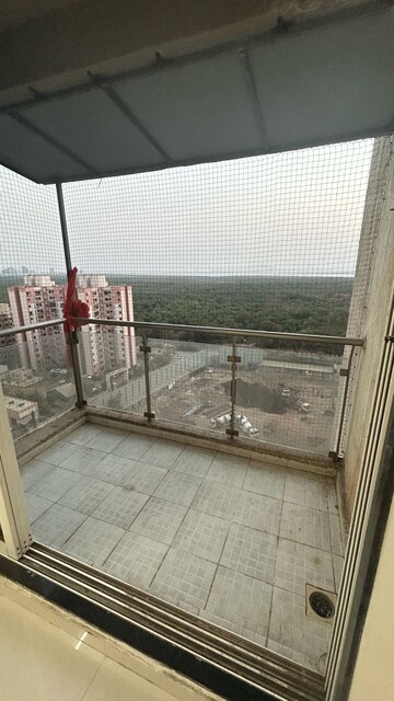 Balcony in 1 BHK Apartment at Bhairaav Goldcrest Residency, Ghansoli – for Rent