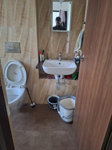 Bathroom in 1 BHK Apartment at Lodha Amara, Kolshet Road – for Sale