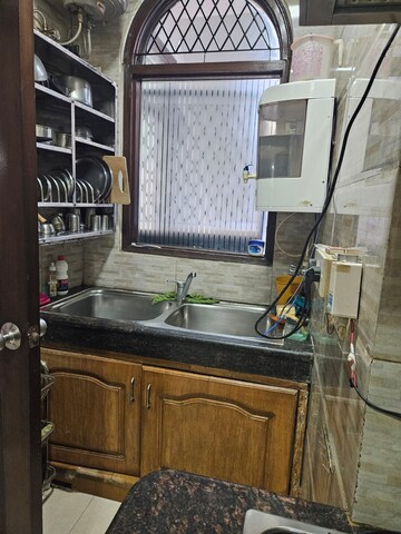 Kitchen in 3 BHK Builder Floor at Kalkaji – for Rent