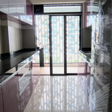 Kitchen in 2 BHK Apartment at Lodha Woods, Lokhandwala – for Rent