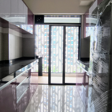 Kitchen in 2 BHK Apartment at Lodha Woods, Lokhandwala – for Rent