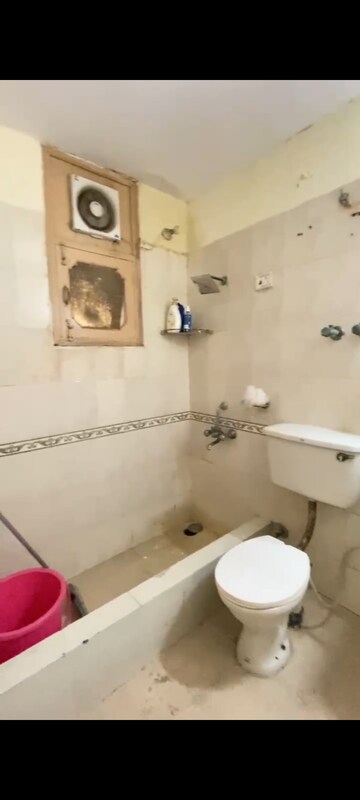 Bathroom in 2 BHK Apartment at Parsvnath Majestic Floors, Vaibhav Khand – for Rent